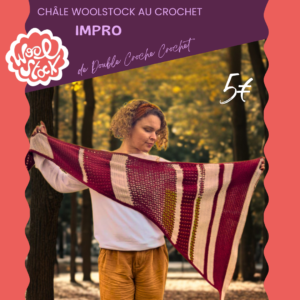 Châle Woolstock CROCHET = Châle IMPRO