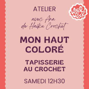 Mon haut coloré - tapisserie au crochet