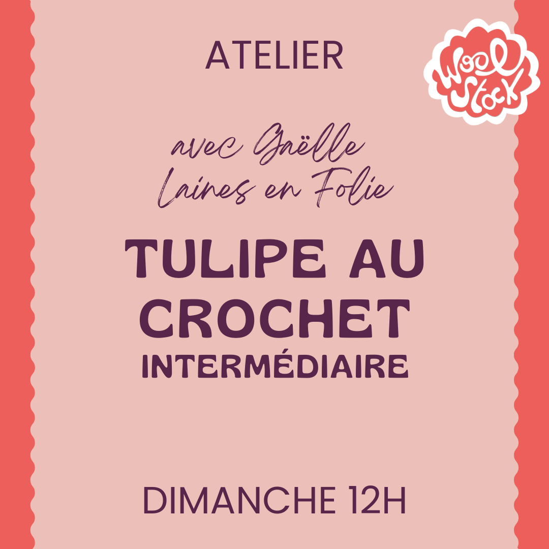Tulipe au crochet - Intermédiaire Crochet
